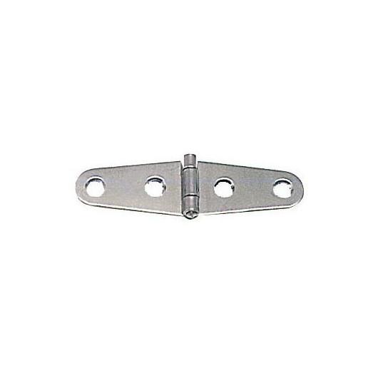 OSCULATI CHARNIÈRE INOX 101 X 27 X 1,7 MM chez Captivan, charnière inox pour portes et coffres en bateau ou camping-car.