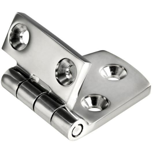 OSCULATI CHARNIÈRE INOX 38 X 57 X 5 MM de Captivan, en acier inox AISI 316, idéale pour trappes et portes de coffres dans votre bateau.