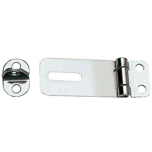 OSCULATI CHARNIÈRE À CADENAS INOX 65 X 23 MM - Captivan, charnière en inox parfaite pour coffres, portes de bateau ou camping-car.