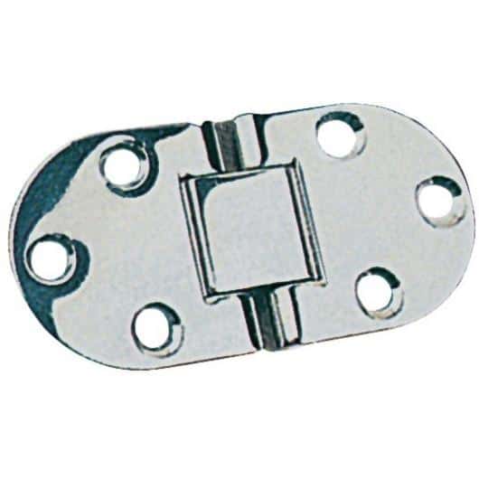 OSCULATI CHARNIÈRE INOX 76 X 38 X 2 MM À RAS - Captivan, charnière encastrée pour tables en bateau, camping-car ou fourgon aménagé.