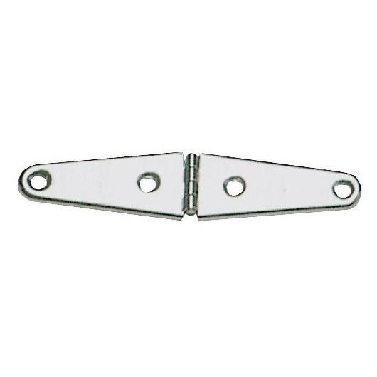 OSCULATI CHARNIÈRE INOX 145 X 32 X 1,2 MM de Captivan, charnière en inox pour porte et coffre de bateau, camping-car ou fourgon aménagé.