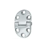 OSCULATI CHARNIÈRE INOX 47 X 30 X 2 MM chez Captivan, axe freiné, idéal pour bateau ou camping-car, limitant les vibrations.