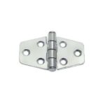 OSCULATI CHARNIÈRE INOX 70 X 38 X 2 MM de Captivan, charnière hexagonale en inox pour meubles et portes de bateau, camping-car.