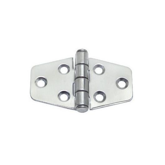 OSCULATI CHARNIÈRE INOX 70 X 38 X 2 MM de Captivan, charnière hexagonale en inox pour meubles et portes de bateau, camping-car.