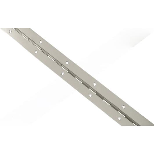 OSCULATI CHARNIÈRE PIANO 0.8 MM de Captivan, en inox, pour portes de cabine et menuiserie de marine.