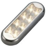 OSCULATI COMPACT LED de Captivan, rail étanche IP 67 pour éclairage puissant en bateau, fourgon ou camping-car. Alimentation 12/24 V DC.