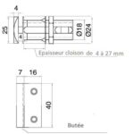 OSCULATI FLUSH LOCK, disponible chez Captivan, est une serrure universelle pour porte, placard et tiroir de bateau et camping-car.