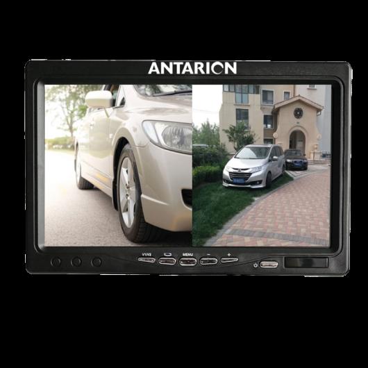 ANTARION ECRAN POUR SYSTÈME VIDÉO DE RECUL DOUBLE OPTIQUE de Captivan, améliore la visibilité en manœuvre avec attelage ou porte-vélo.