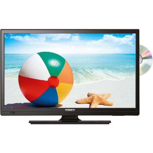 ANTARION TV 19'' DVD de Captivan, parfait pour films en camping-car ou bateau, écran HD de 48 cm pour une image nette.