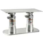 PIED DE TABLE INOX 615 X 300 MM OSCULATI de Captivan, pied en aluminium avec vérin à gaz, parfait pour tables de bateaux et camping-cars.