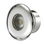 PLAFONNIER LED ETANCHE OSCULATI de Captivan, étanche IP65, idéal pour l'éclairage intérieur/extérieur bateau ou fourgon aménagé.