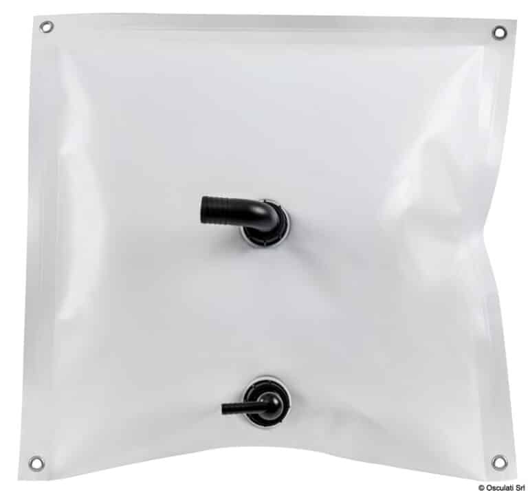 Réservoir souple osculati pour eau propre dans bateau et camping-car