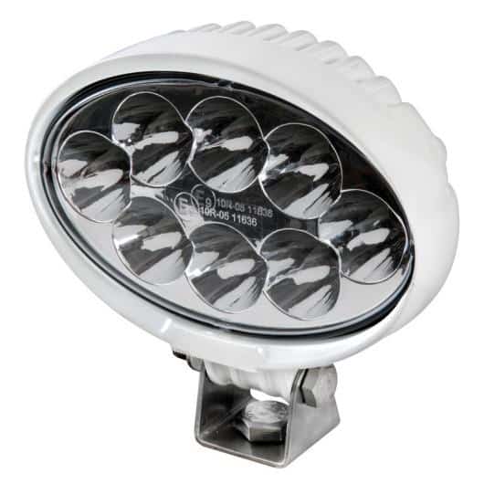 SPOT LED HD 24W BASE INOX OSCULATI, Captivan, projecteur extérieur en aluminium, éclairage LED haute puissance pour bateau.