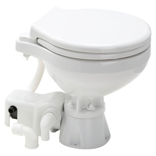 WC ELECTRIQUE SILENCIEUX ET COMPACT OSCULATI, Captivan, wc marin électrique 12 V, broyeur intégré, cuvette en porcelaine, compact pour bateau.