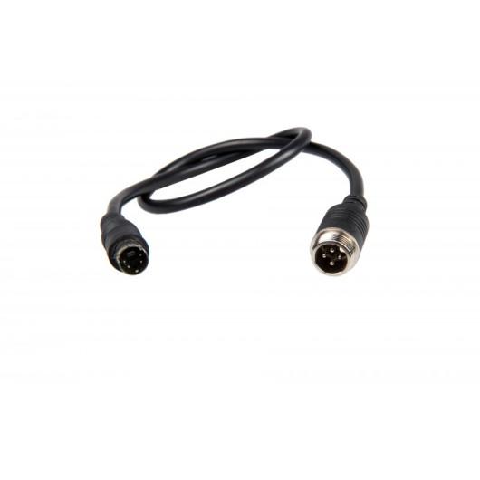 ANTARION CABLE ADAPTATEUR S-VIDÉO MÂLE / 4 PINS MÂLE, Captivan, liaison caméra de recul, dispositif camping-car.