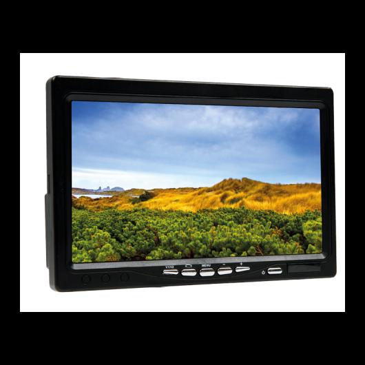 ANTARION ECRAN HD 7" de Captivan, écran HD 1024 x 700 pixels, avec haut-parleurs et lignes de guidage pour sécurité en camping-car.