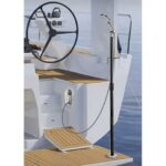 MÂT TÉLESCOPIQUE EXTÉRIEUR POUR DOUCHETTE OSCULATI de Captivan, en aluminium ou carbone, pour douche pratique et élégante sur bateau.