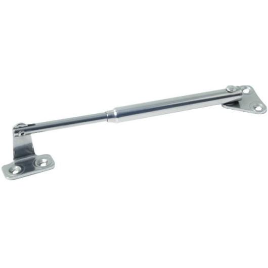 MINI VÉRIN INOX 107 - 145 MM OSCULATI, Captivan, vérin à gaz inox pour portes et coffres de bateau, camping-car, 145 mm ouvert.