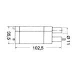 POMPE IMMERGÉE 18 L/MIN OSCULATI de Captivan, idéale pour réservoirs d’eau potable, débit 18 L/min, hauteur d'élévation 2 m.