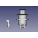 SERRURE POUSSOIR MONTAGE FACILE OSCULATI, Captivan - Bouton poussoir pour portes de placard dans bateau, camping-car ou fourgon.
