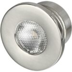 SPOT ENCASTRÉ ROND INOX OSCULATI de Captivan, éclairage LED stylé pour bateau ou camping-car, intérieur et extérieur.