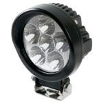 SPOT LED HD 18W BASE INOX OSCULATI chez Captivan, puissant éclairage LED 18W pour montage extérieur sur bateau ou véhicule, 12/24V.