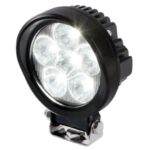 SPOT LED HD 18W BASE INOX OSCULATI chez Captivan, puissant éclairage LED 18W pour montage extérieur sur bateau ou véhicule, 12/24V.