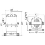 VASE D'EXPANSION OSCULATI chez Captivan, améliore débit et protège la pompe dans les circuits d'eau de bateau et camping-car.