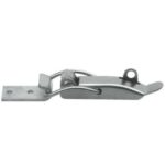 VERROU SAUTERELLE INOX 100 KG OSCULATI chez Captivan, fermeture à levier en inox pour coffre de cockpit et quincaillerie marine.