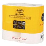 CAMP4 ALL-SOFT, Captivan - Pack de 4 rouleaux de papier toilette, idéal pour WC chimiques en camping-car, dissolution rapide.