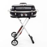 CAMP4 BARBECUE À GAZ SUR CHARIOT de Captivan, barbecue design et compact avec chariot pliable, idéal pour vos vacances au camping.