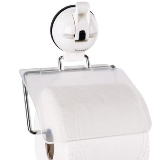 CAMP4 SUPPORT PAPIER-TOILETTE À VENTOUSE de Captivan, ventouse résistante 3 kg, idéal pour camping-car et bateau.