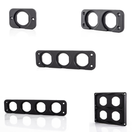 CARBEST CADRE DE MONTAGE ENCASTRÉ POUR MODULE 12-24 V chez Captivan, idéal pour fourgons, camping-cars et bateaux.
