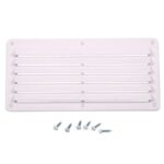 CARBEST GRILLE DE VENTILATION RECTANGULAIRE chez Captivan, idéale pour aérations hautes et basses de fourgon aménagé.