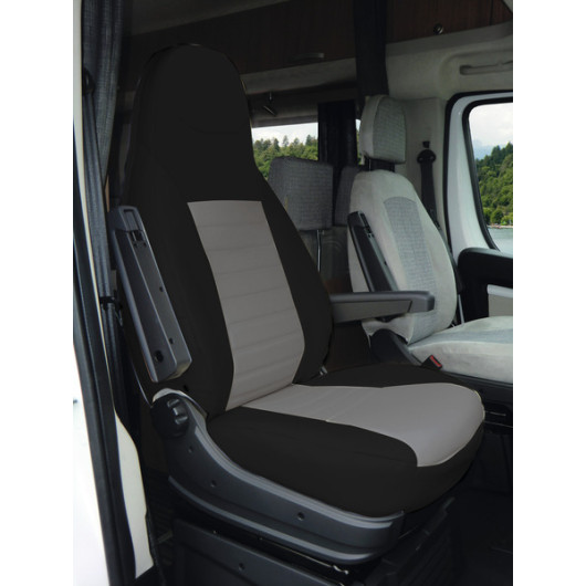 CARBEST HOUSSE DE SIÈGE AV | FORD TRANSIT 4 - Protecteur esthétique pour sièges de van aménagé, disponible chez Captivan.