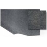 CARBEST INTERVELOURS GRAPHITE 190 CM chez Captivan, feutre d'isolation 3 mm pour fourgons aménagés et bateaux, couleur gris graphite.