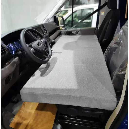 CARBEST LIT DE CABINE | VW CRAFTER 2 par Captivan, couchage supplémentaire, mousse de 7 cm pour van aménagé ou camping-car.