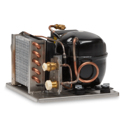 COLDMACHINE CU 85 DOMETIC chez Captivan, compresseur 12/24 V, idéal pour réfrigérateurs de bateau et camping-car jusqu'à 250 L.