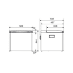 COMBICOOL ACX3 40 DOMETIC chez Captivan, glacière trimixte performante 12V et 230V, idéale pour camping et camping-car.