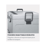COOL-ICE CI 85W DOMETIC chez Captivan, glacière rigide 86 L avec roulettes, idéale pour bateau et camping-car, garantie 5 ans.