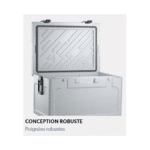 COOL-ICE CI 85W DOMETIC chez Captivan, glacière rigide 86 L avec roulettes, idéale pour bateau et camping-car, garantie 5 ans.