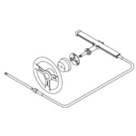 CÂBLE RACK SSC134 DOMETIC chez Captivan, robuste et facile à installer, remplaçant les câbles MORS et TELEFLEX pour moteur hors-bord.