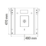 CARBEST EMBASE FAUTEUIL TRANSIT 2004 À 2012 - Platine pivotante pour FORD Transit 2002-2014, Captivan, aménager un camping-car.