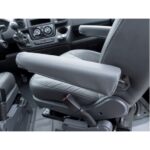 CARBEST HOUSSE D'ACCOUDOIR DUCATO X250 & X290 - Housses en cuir synthétique anthracite pour accoudoirs Fiat Ducato, disponible chez Captivan.