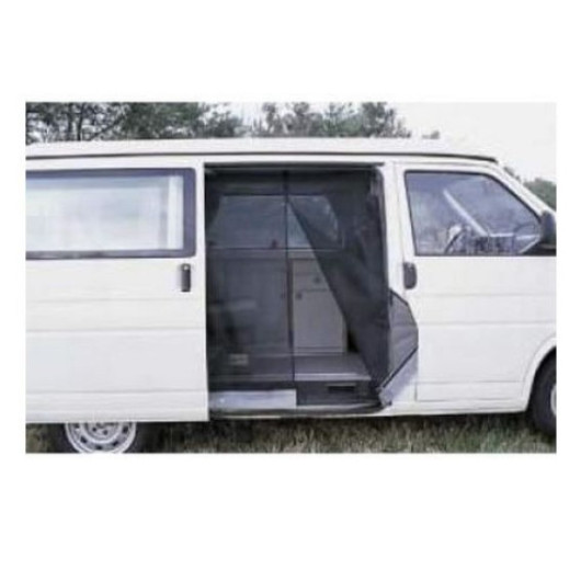 CARBEST MOUSTIQUAIRE PORTE LATÉRALE VW T2/T3 de Captivan, protège contre les moustiques pour combis VW T2/T3 (1980-1989).