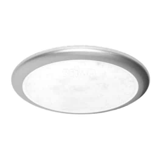 CARBEST PLAFONNIER LED 2 ÉCLAIRAGES Ø 129 MM de Captivan, éclairage intérieur pour bateau, fourgon ou camping-car, inter. tactile, 12V.