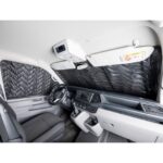 CARBEST RIDEAUX ISOLANTS MAGNÉTIQUES AVANT | DUCATO X250 X290 par Captivan, tapis thermiques pour pare-brise et vitres latérales.