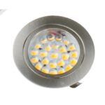 CARBEST SPOT 24 LEDS de Captivan, spots encastrables pour fourgon aménagé, caravane ou bateau, offrant confort et aménagement optimal.