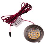 CARBEST SPOT 24 LEDS de Captivan, spots encastrables pour fourgon aménagé, caravane ou bateau, offrant confort et aménagement optimal.