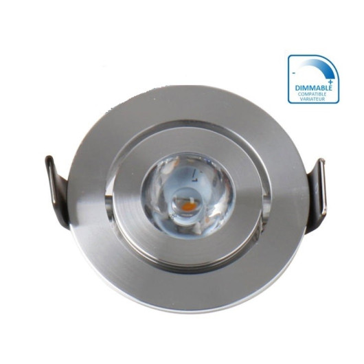 CARBEST SPOT PIVOTANT ENCASTRABLE, boutique Captivan, spot à LED encastrable idéal pour aménager fourgon ou camping-car.